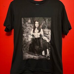 Bing Yu Priscilla Presley Graphic Tee - Unique Vintage Print - Size S